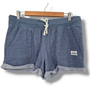 Tommy Hilfiger Lounge Shorts Comfy Knit Drawstring Pockets Blue L‎